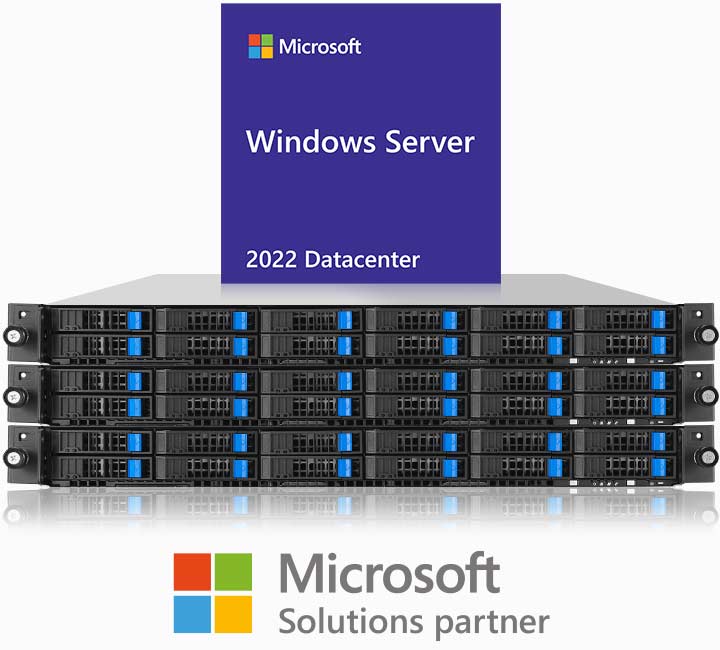 Server Cluster für Virtualisierug mit Windows Server 2022 Datacenter und Hyper-V
